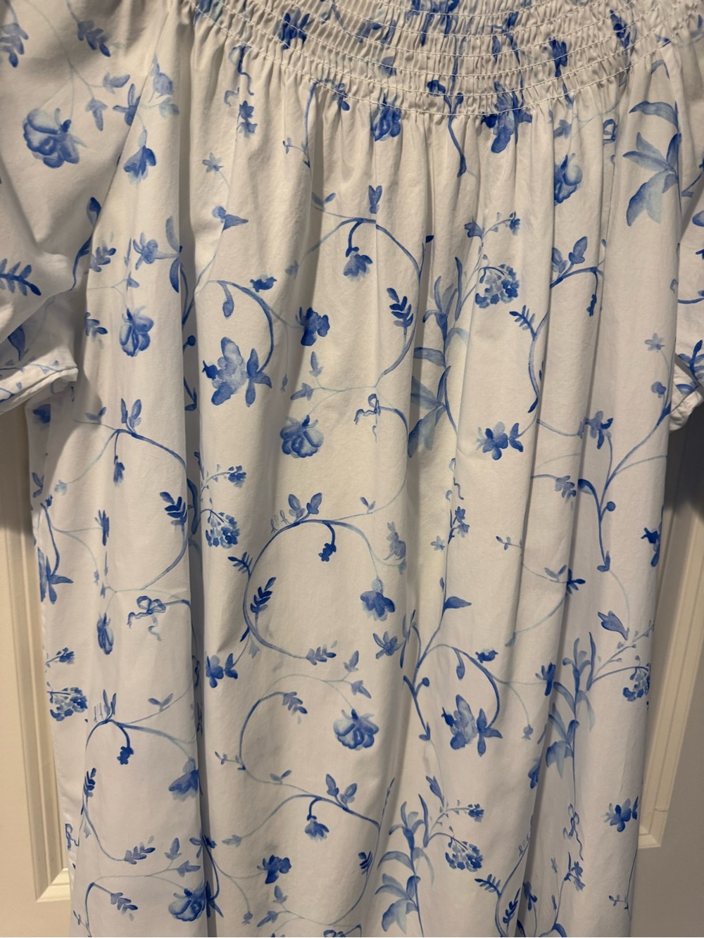 Hill House Caroline Nap Dress in Blue Botanical Floral | M - Picture 6 of 6